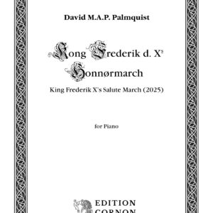 Kong Frederik d. Xs Honnørmarch [Piano] [Digital]